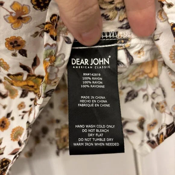 Floral Boho Blouse, M - Picture 4 of 7